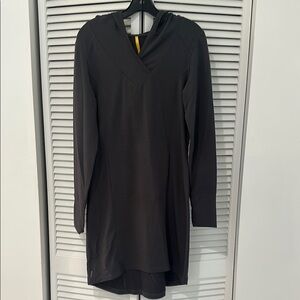 Lole Black Long Sleeve Sweatshirt Dress